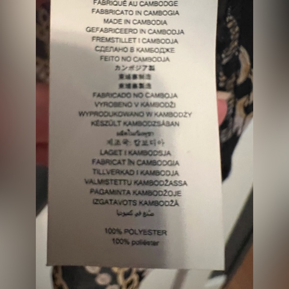 Michael Michael Kors Women’s Sheer Button Down Top SzS  Chain Pearl Print - Picture 8 of 14